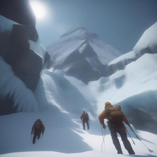 Mount Everest Climbing Roleplay Gameplay Screenshot