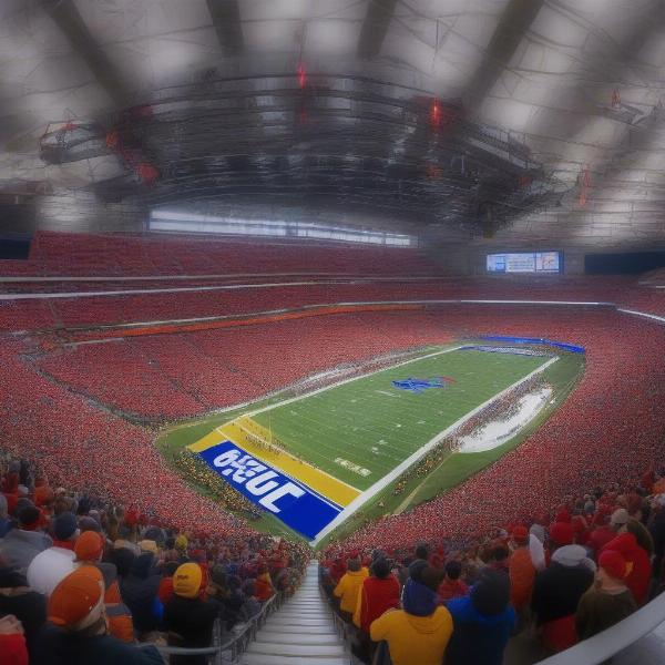 Mountain West Championship Game Stadium Filled with Fans