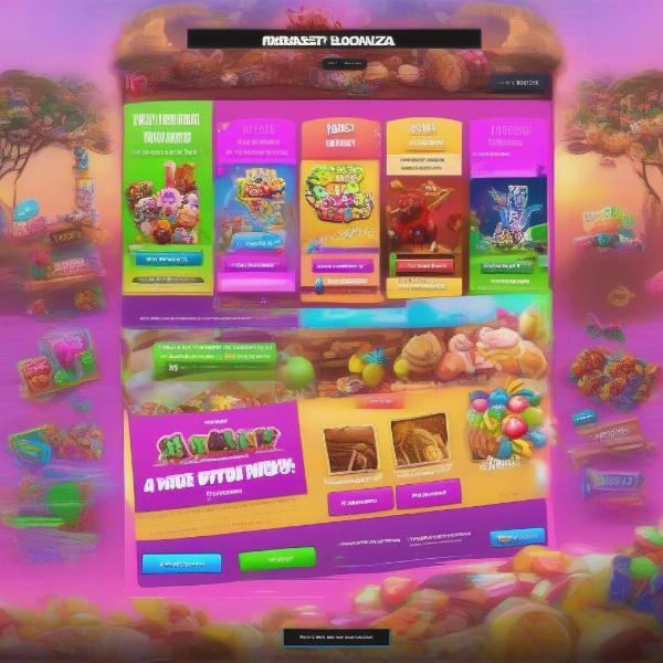 Fake MrBeast Sweet Bonanza Website Example