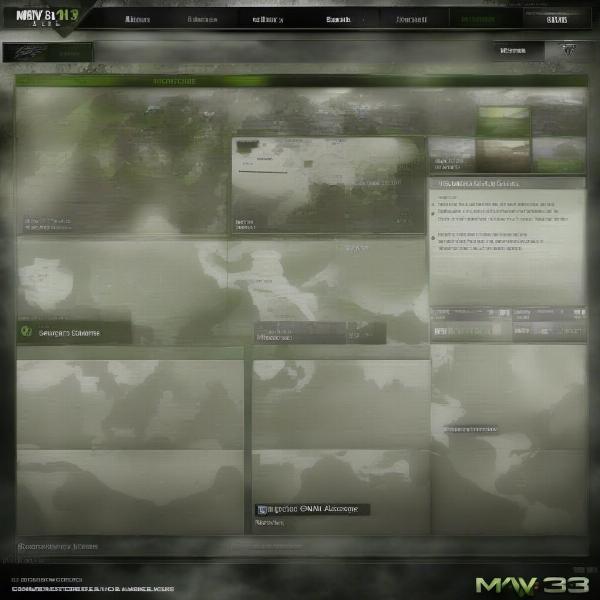 MW3 Multiplayer Lobby Screenshot with Gun Game Selected