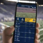 Navy Football Game Schedule Displayed on a Smartphone