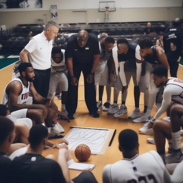 NBA Coach Utilizing Timeout Strategically