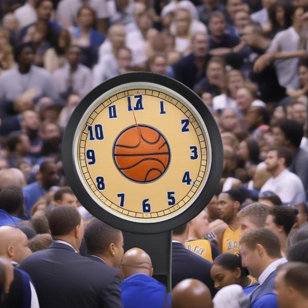 NBA Game Clock Stopping in Real Time