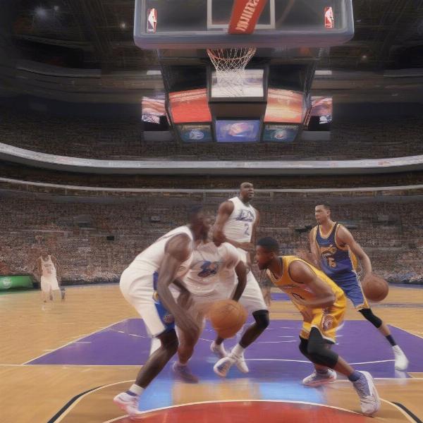 Fast-Paced Action in an NBA Game Influenced by Various Factors