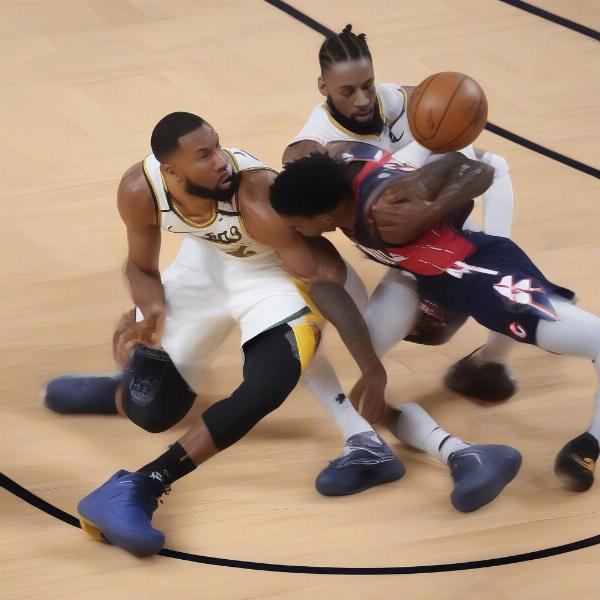 Intense Competition in NBA Playoffs