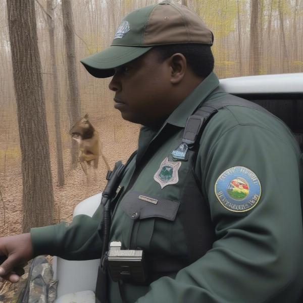 North Carolina Game Warden on Patrol