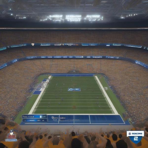 NCAA 24 Online Multiplayer Gameplay Scene