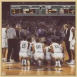 NCAA Basketball Game Clock Stoppage