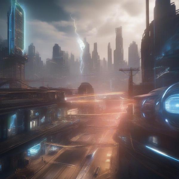 New Infamous Game Concept Art Showing Electric Powers