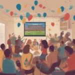 New Year's Eve Football Celebration