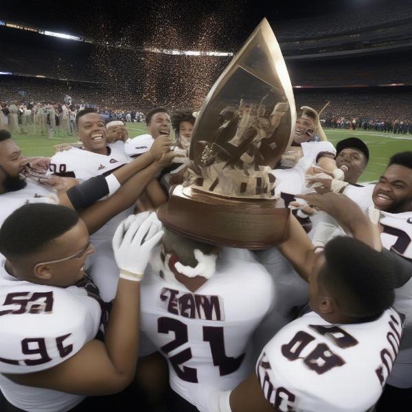 New Year's Six Trophy Celebration