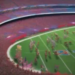 NFL Game Clock and Halftime Show