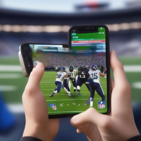 Watching NFL Game Pass International on a Mobile Phone