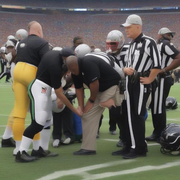 NFL Officials Discuss Game Delay Options Due to Technical Difficulties