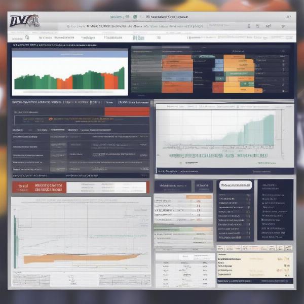 Charts and graphs illustrating NFL predictive models and key performance metrics