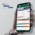 Checking NFL Schedule on Mobile Device