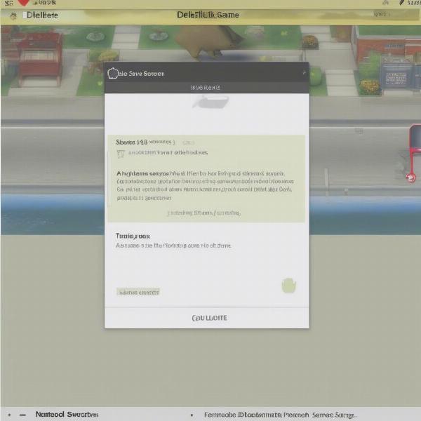 Deleting Pokemon Save Data on Nintendo Switch