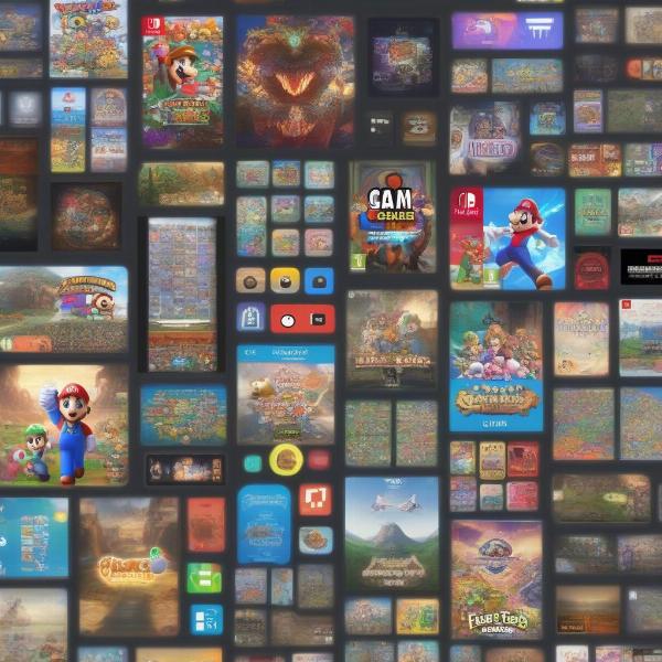 Nintendo Switch digital game library