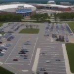 Nissan Stadium Parking Lots on a Non-Game Day
