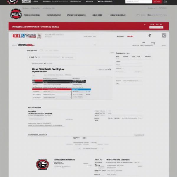 Official Georgia Bulldogs website for game information