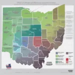 Ohio State Football Radio Broadcast Map Across Ohio and Surrounding States