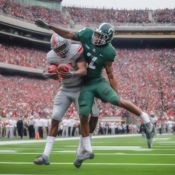 Ohio State Michigan State Game Highlight Play: Crucial Touchdown