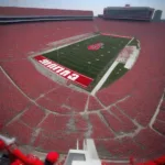 Ohio State Spring Game Fans in the Stadium