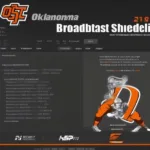 Oklahoma State Football Broadcast Schedule on TV