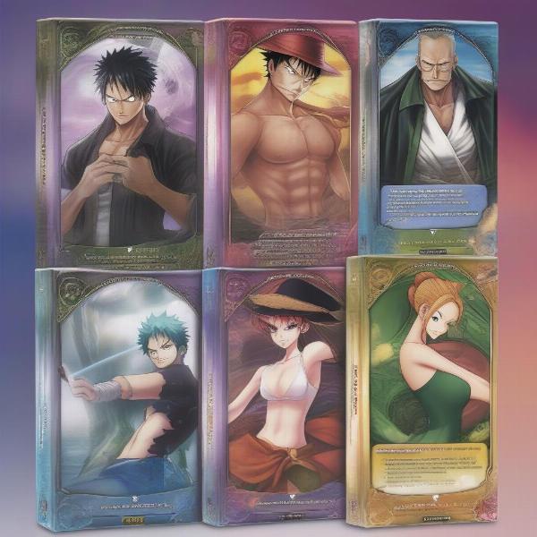 One Piece TCG Romance Dawn Starter Decks Display