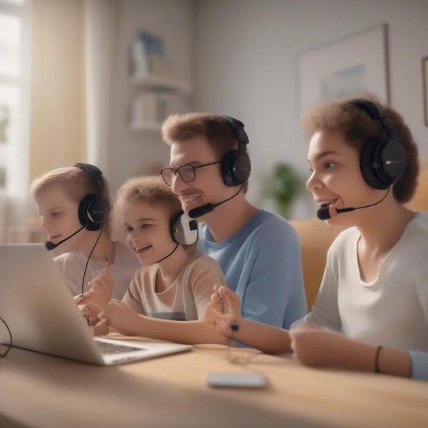 Online Game Family Communication