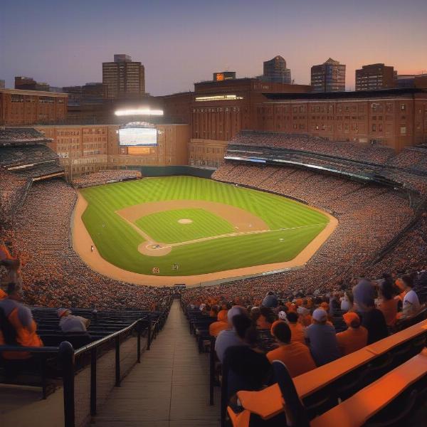 Experiencing a Baltimore Orioles Game at Camden Yards