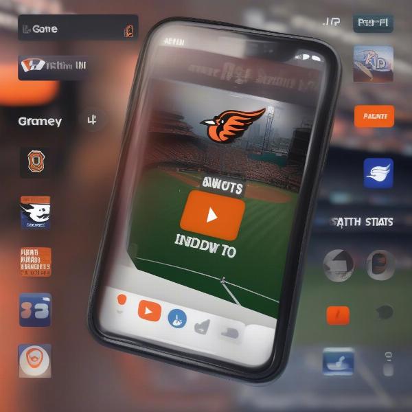 Streaming Orioles Game on Phone