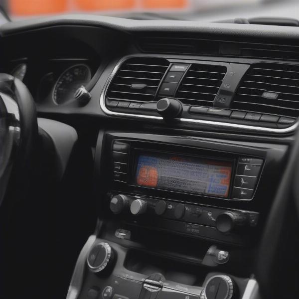 Orioles Radio Broadcast on a Car Radio