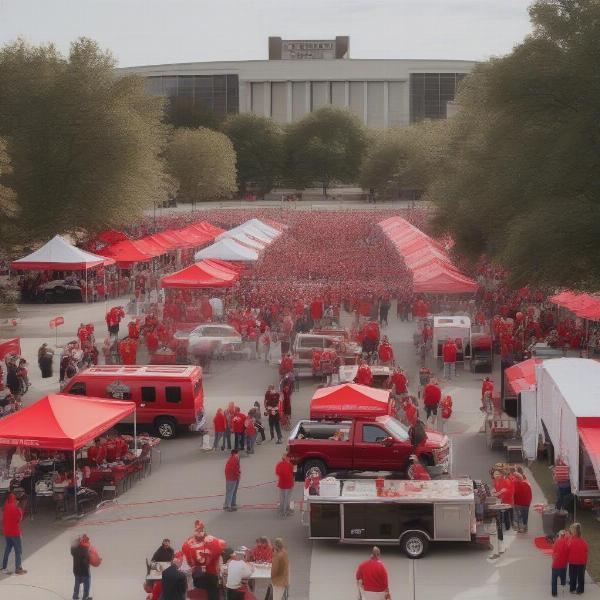 OSU Football Fans Tuning into the Radio Broadcast