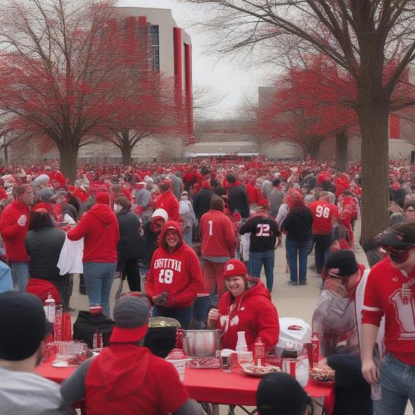 Tailgating Before the Ohio State Spring Game