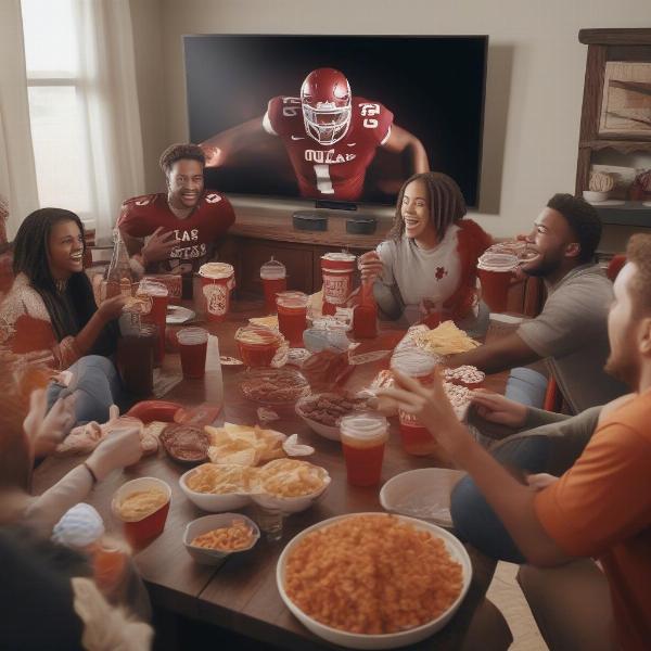 OU Texas Game Viewing Party with Friends