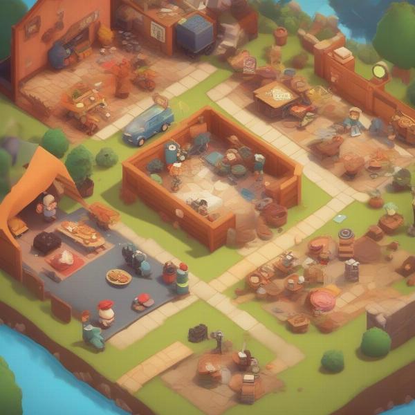 Overcooked Inspired Cooperative Games