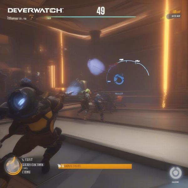 Overwatch Competitive Match in Overtime