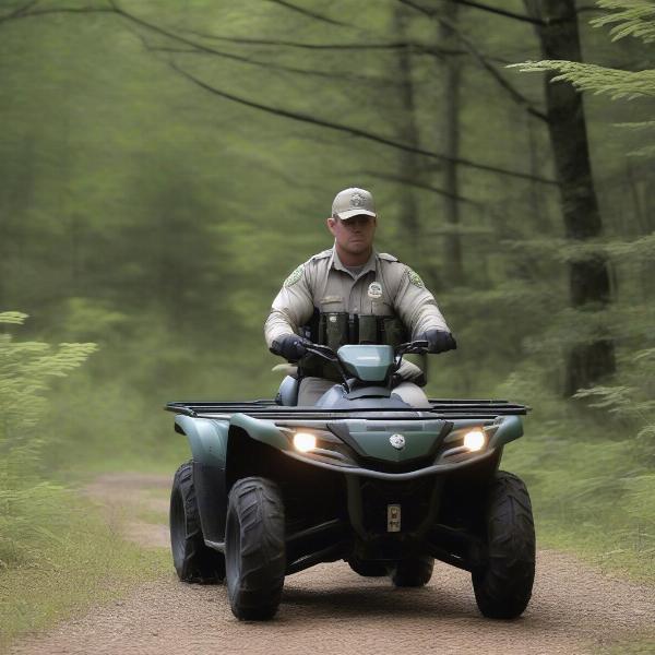 Pennsylvania Game Warden on Patrol
