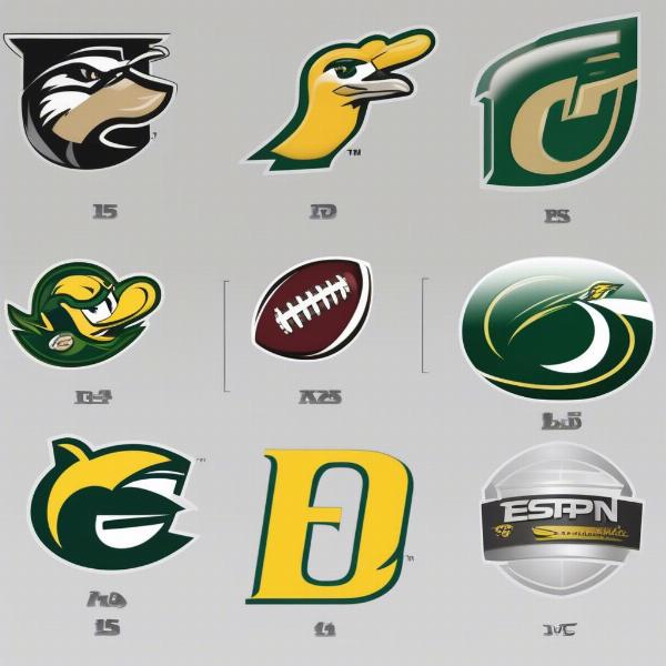 Pac-12 Network, ESPN, and Fox Sports logos signifying broadcast partnerships