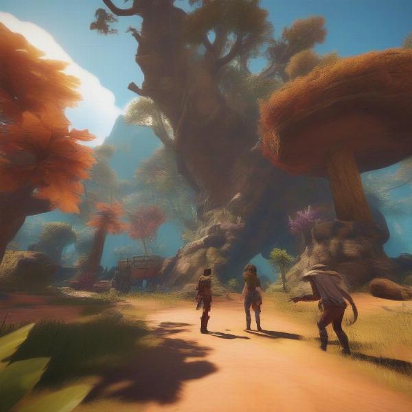 Palworld Open-World Gameplay and Exploration