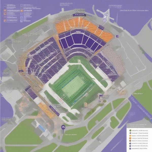 Parking options near M&T Bank Stadium for a Ravens game