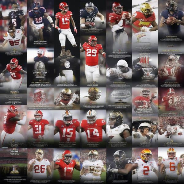 Highlights from Past CFP Championship Games