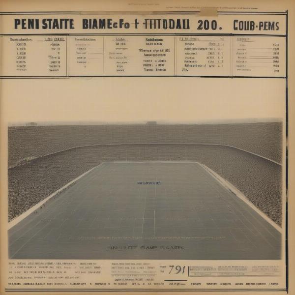 Penn State Football Historical Game Scores and Archives
