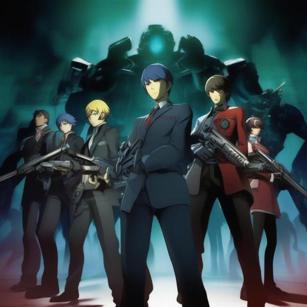 Persona 3 SEES Ready for Battle