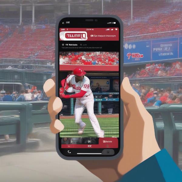 Streaming Phillies Games on Your Phone