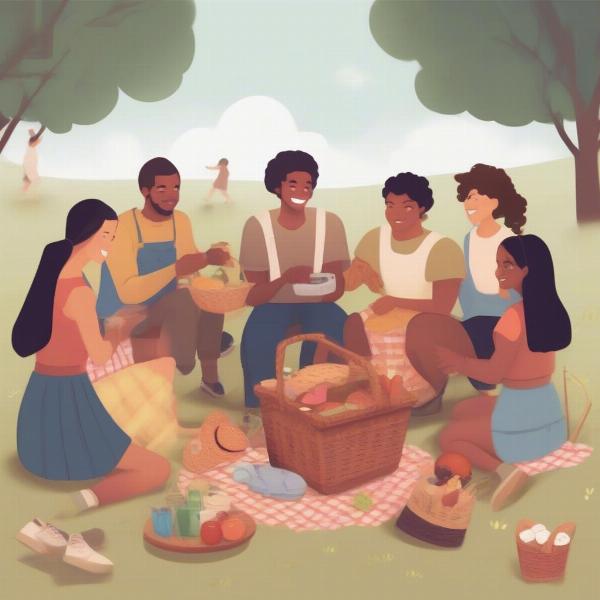 Picnic Game Setup