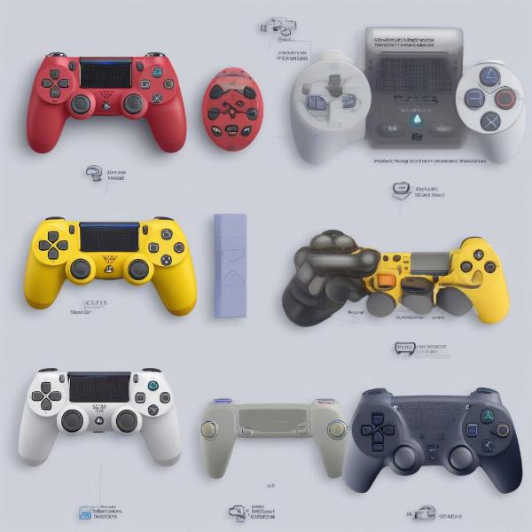 Evolution of PlayStation Controllers