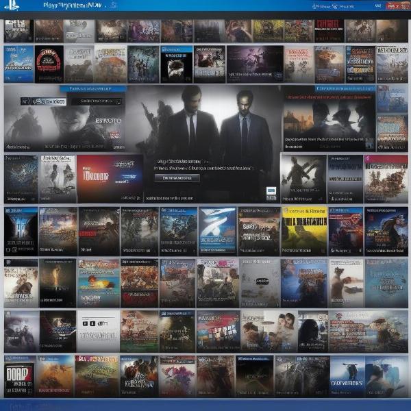 Navigating the PlayStation Now Interface