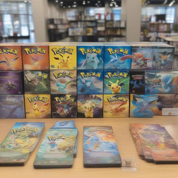 Collection of Various Pokemon Board Games